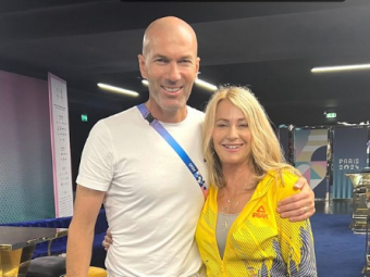 
	&quot;Legendă!&quot; Nadia Comăneci s-a pozat alături de Zinedine Zidane și fotografia a făcut senzație pe rețelele sociale
