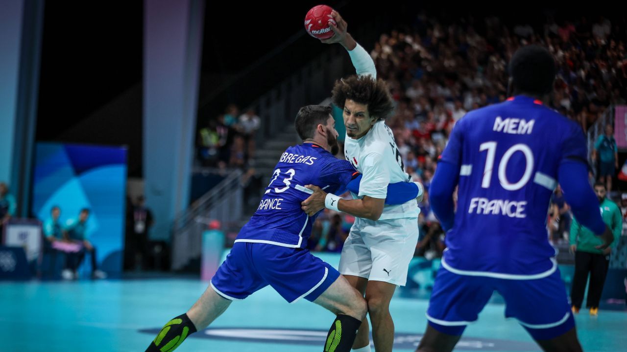 Dinamo Ali Zein Jocurile Olimpice de la Paris din 2024 nationala de handbal a Egiptului nationala de handbal a Frantei