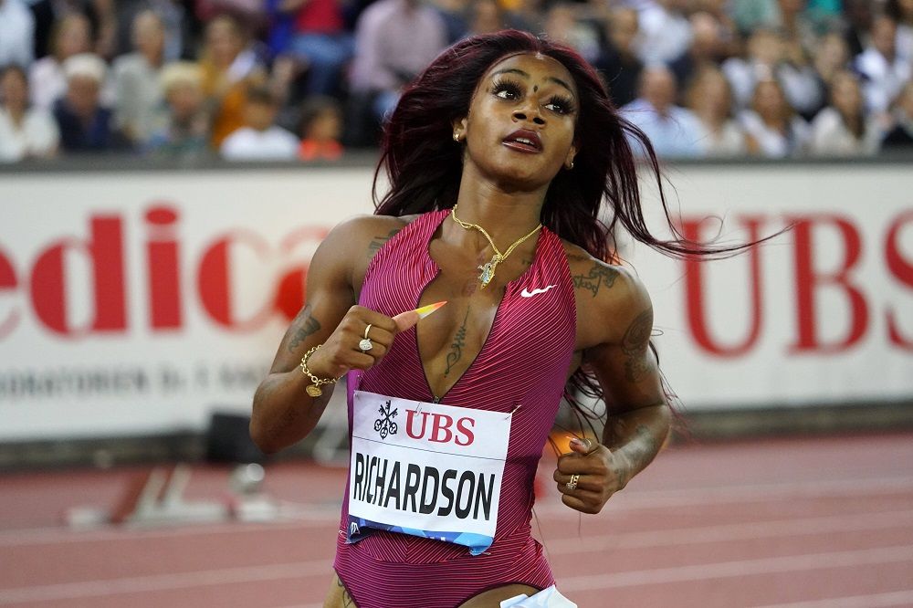 Sha'Carri Richardson, marea favorită azi la aurul olimpic de la 100 m, este o apariție! Piercing-uri și tatuaje peste tot + o suspendare pentru canabis_28