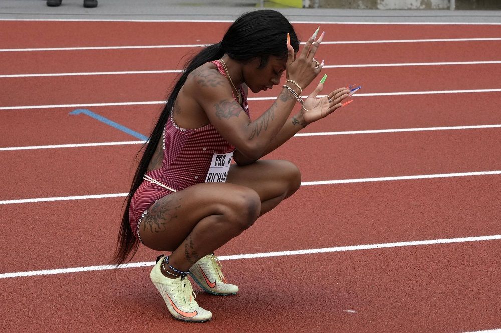 Sha'Carri Richardson, marea favorită azi la aurul olimpic de la 100 m, este o apariție! Piercing-uri și tatuaje peste tot + o suspendare pentru canabis_32