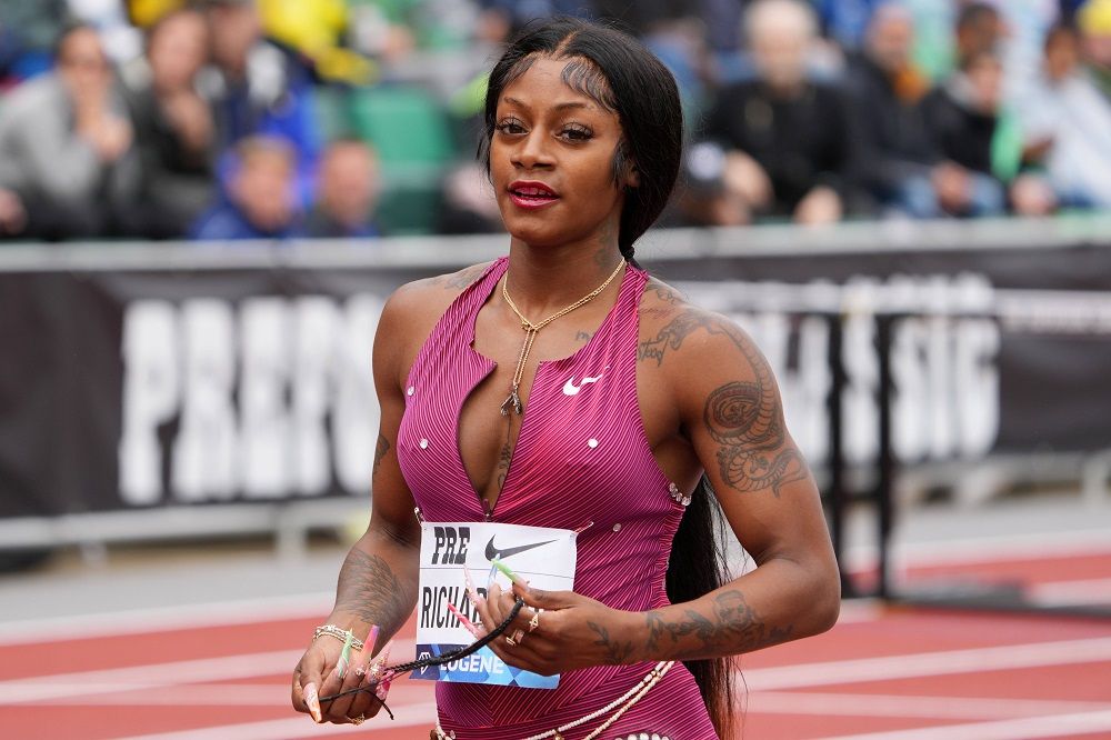 Sha'Carri Richardson, marea favorită azi la aurul olimpic de la 100 m, este o apariție! Piercing-uri și tatuaje peste tot + o suspendare pentru canabis_35