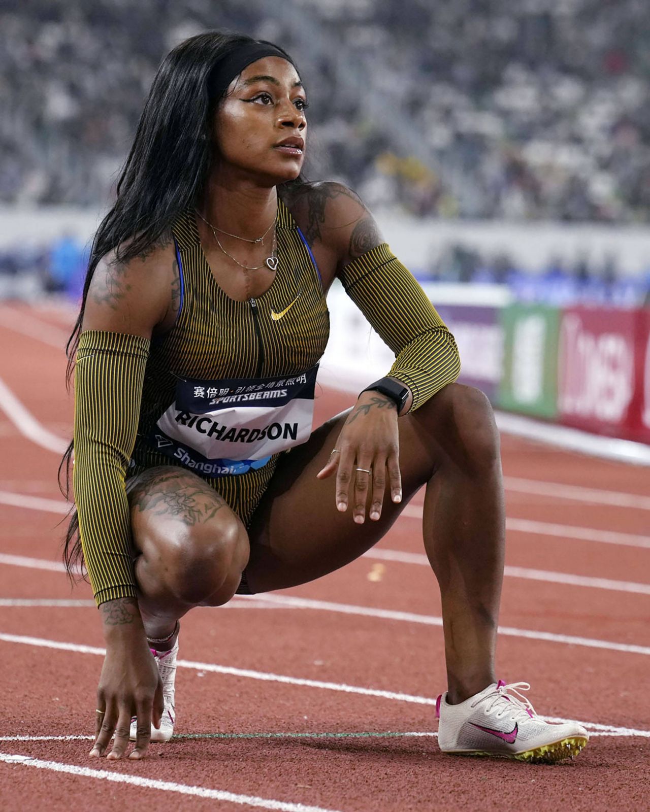 Sha'Carri Richardson, marea favorită azi la aurul olimpic de la 100 m, este o apariție! Piercing-uri și tatuaje peste tot + o suspendare pentru canabis_40