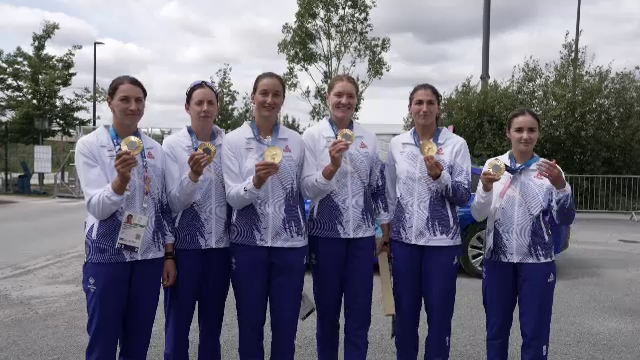 Simona Radiș și Ancuța Bodnar, reacție de campioane, direct de la Paris, după aurul olimpic: "Îl protejăm noi!" | Corespondență din Franța_10