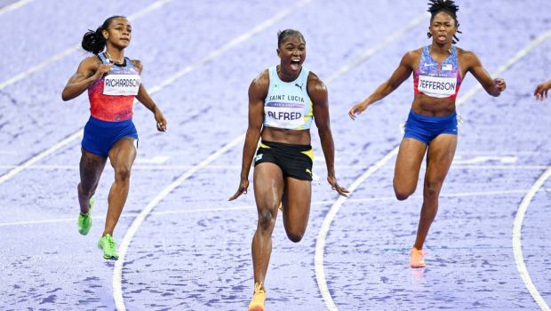 
	Cine e Julien Alfred, campioana - surpriză din finala feminină de 100 m. Clasamentul final&nbsp;
