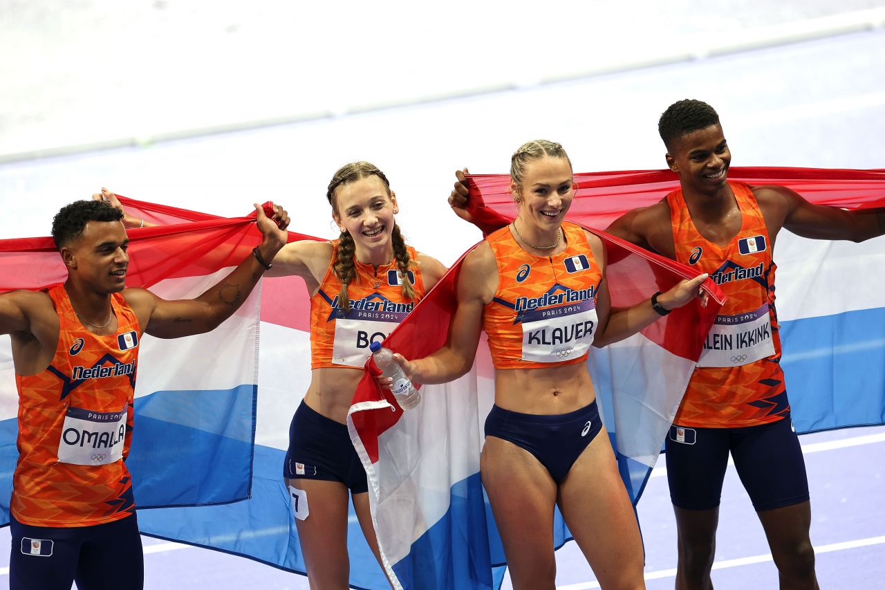 Femke Bol este de pe altă planetă! Finiș pur și simplu EXTRATERESTRU al atletei olandeze pentru titlul olimpic la ștafeta mixtă 4x400 m_1