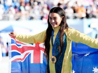 
	Arisa Trew, copilul de aur! Sportiva de 14 ani a devenit campioană olimpică, un record de vârstă pentru competiția de la Paris
