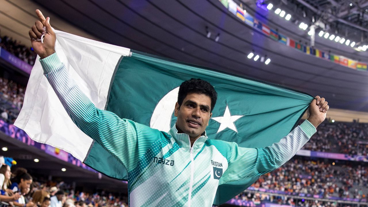 Arshad Nadeem aruncarea sulitei cricket Jocurile Olimpice de la Paris din 2024 Pakistan