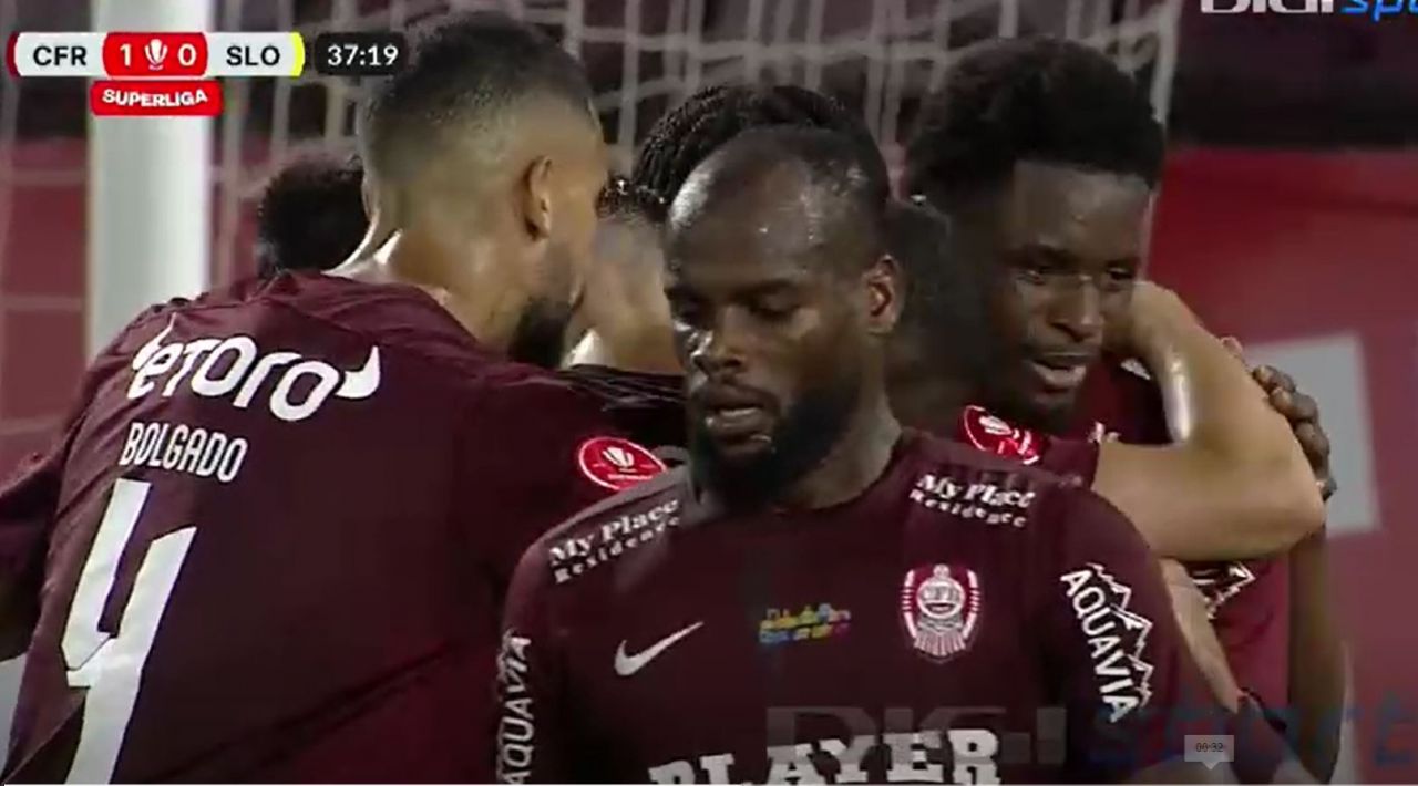 CFR Cluj – Unirea Slobozia 3-0! Louis Munteanu, eroul ardelenilor în Gruia_3