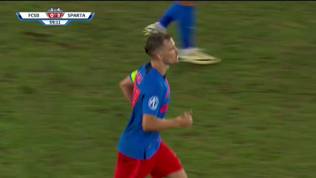 Atenție, înscrie căpitanul! Darius Olaru, gol superb în FCSB - Sparta Praga_10