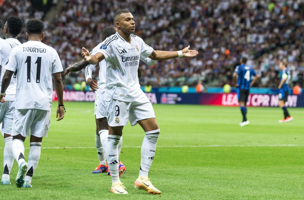 kylian mbappe Real Madrid Supercupa Europei