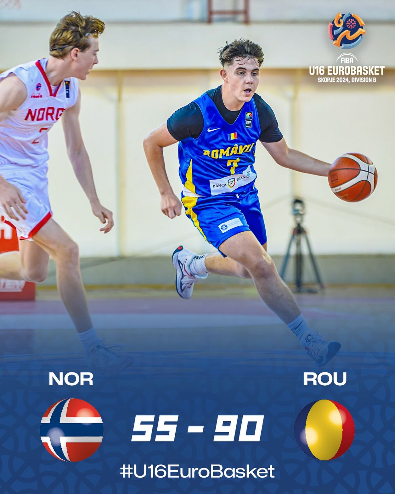 Performanță extraordinară pentru naționala de baschet U16! A ajuns la un singur meci de promovarea în Divizia A europeană_6