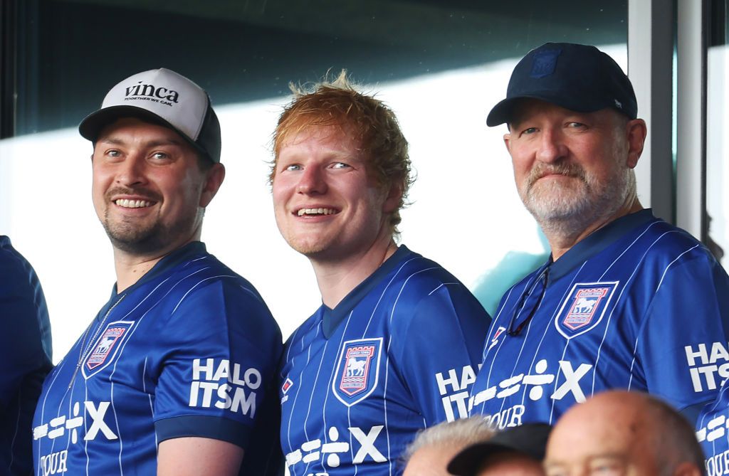 Ed Sheeran Ipswich town Ipswich town - Liverpool