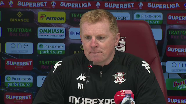 Neil Lennon a răbufnit la conferință: ”Este frustrant!” Ce l-a enervat pe antrenorul Rapidului după derby-ul cu Dinamo