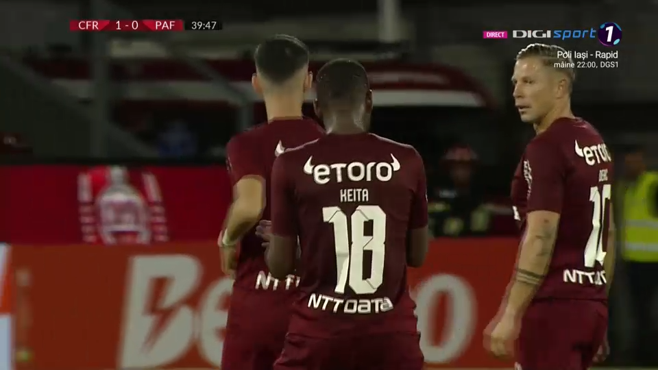 CFR Cluj - Pafos FC 1-0 | În inferioritate numerică, ardelenii sunt cu un pas mai aproape de grupele Conference League _4