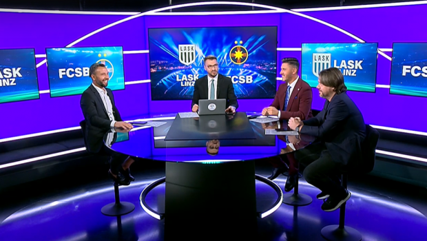 
	Studio Sport a fost în direct pe VOYO! Costin Ștucan a discutat înainte, la pauză și după LASK - FCSB cu Ciprian Marica, Răzvan Raț și Andru Nenciu
