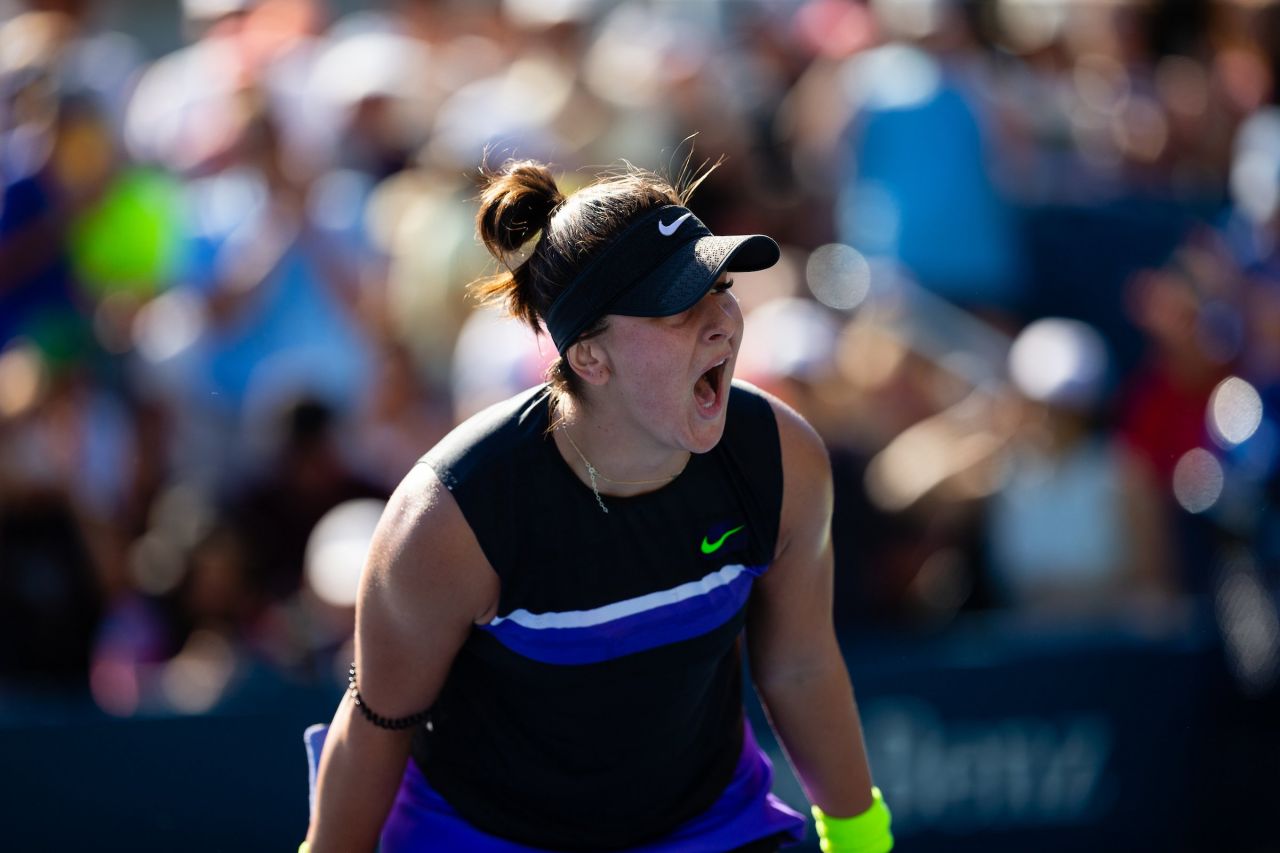 Emma Răducanu și Bianca Andreescu, eliminate dramatic, în primul tur la US Open 2024. Canadianca a reușit „lovitura turneului”_75