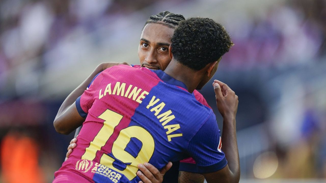 Barcelona Lamine Yamal Raphinha Real Valladolid