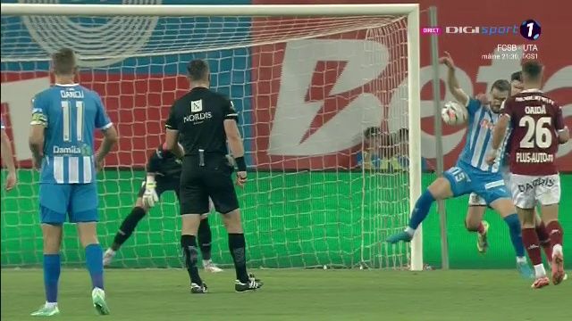 Repriză grea pentru Istvan Kovacs! Un penalty controversat acordat Craiovei și altul anulat Rapidului la VAR_2