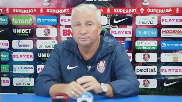 Dan Petrescu, la conferința de presă premergătoare partidei cu Farul