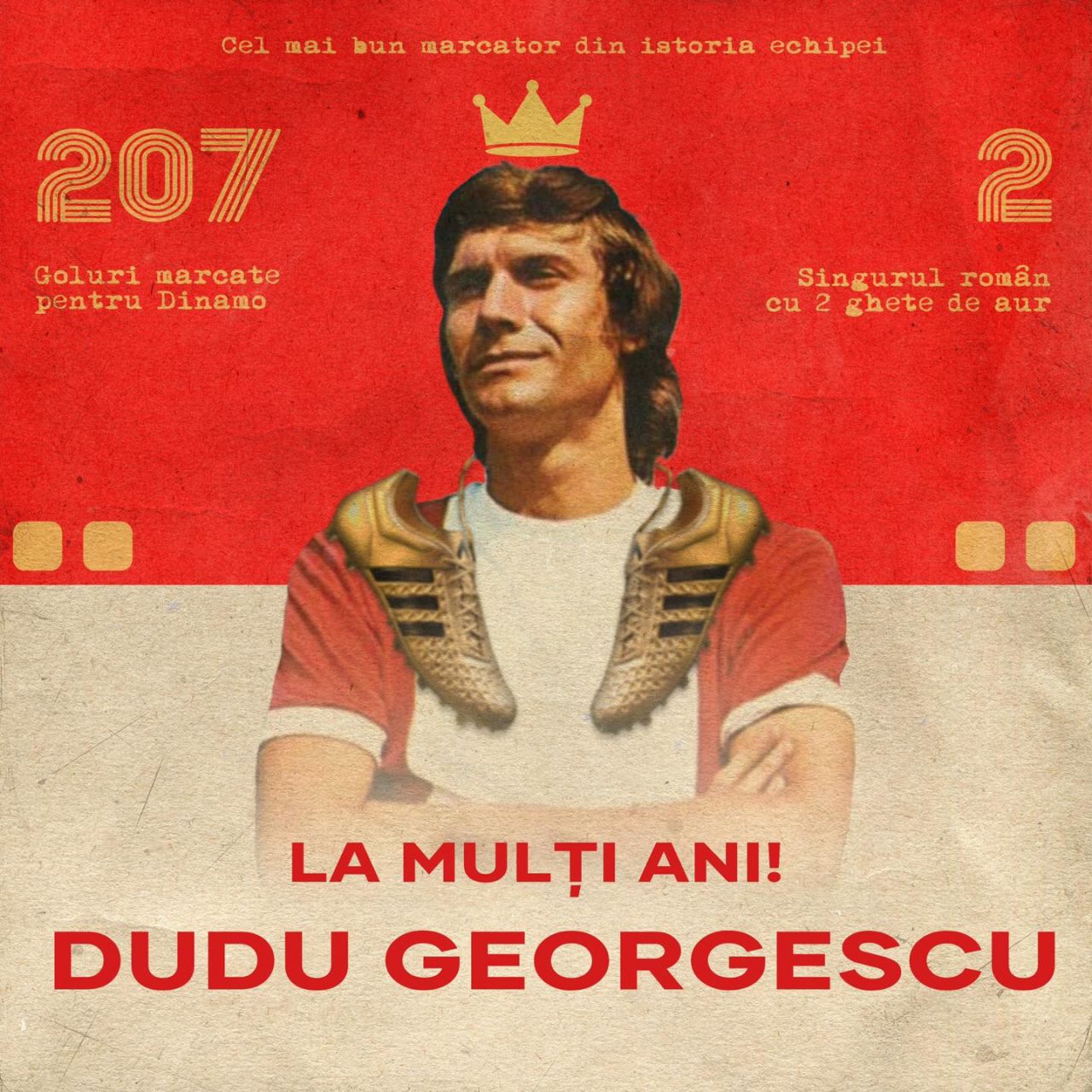 ”Cel mai mare atacant dinamovist”, întrecut doar de Lionel Messi și Cristiano Ronaldo, împlinește astăzi 74 de ani!_4