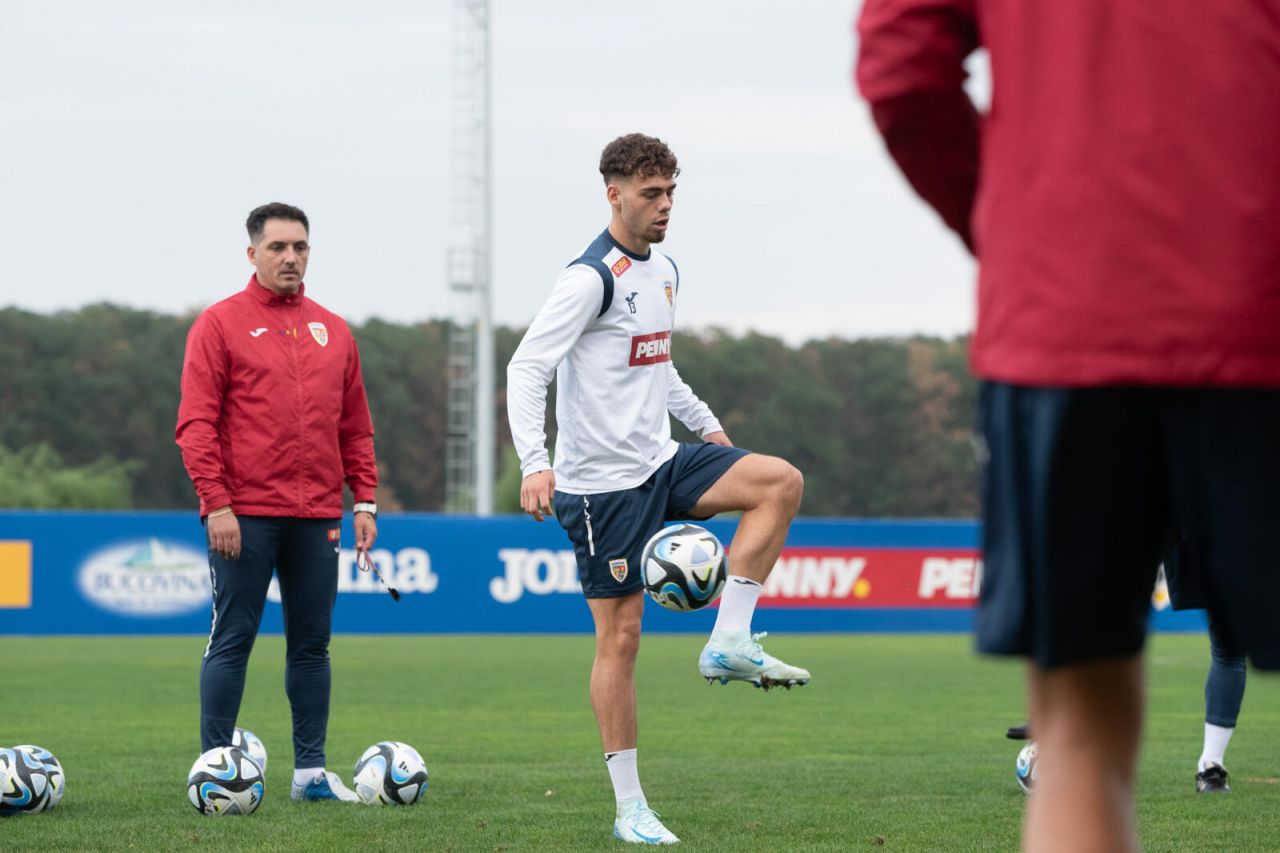 România U21 - Muntenegru U21 1-0. Louis Munteanu aduce victoria, iar trupa lui Pancu e tot mai aproape de calificare_11