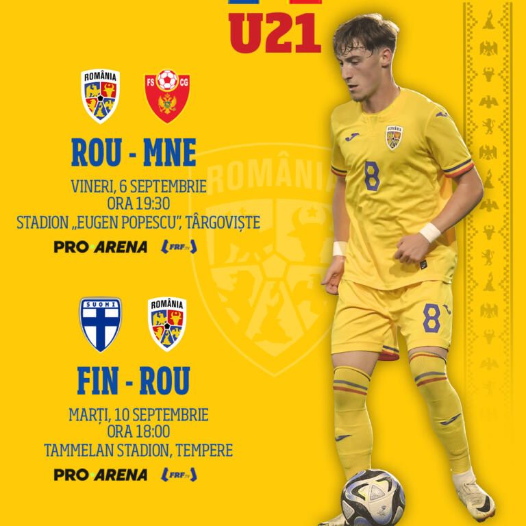 România U21 - Muntenegru U21 1-0. Louis Munteanu aduce victoria, iar trupa lui Pancu e tot mai aproape de calificare_14