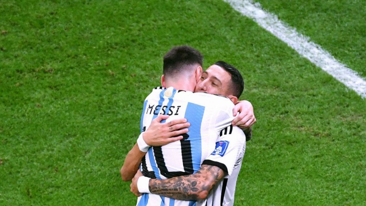 Lionel Messi Angel Di Maria Argentina