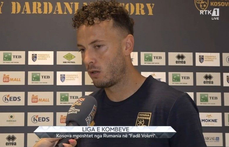 Căpitanul Rrahmani, după Kosovo – România 0-3: “Jenant și inexplicabil! În trei meciuri cu ei nu am dat un gol”