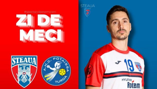 
	Steaua - Potaissa Turda în Liga Zimbrilor a fost pe Pro Arena și VOYO! Cât s-a încheiat partida
