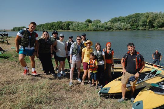 Klaus Iohannis cu golful, Maia Sandu cu kaiac-canoe! Președinta Republicii Moldova, alături de campionul mondial Serghei Tarnovschi_17