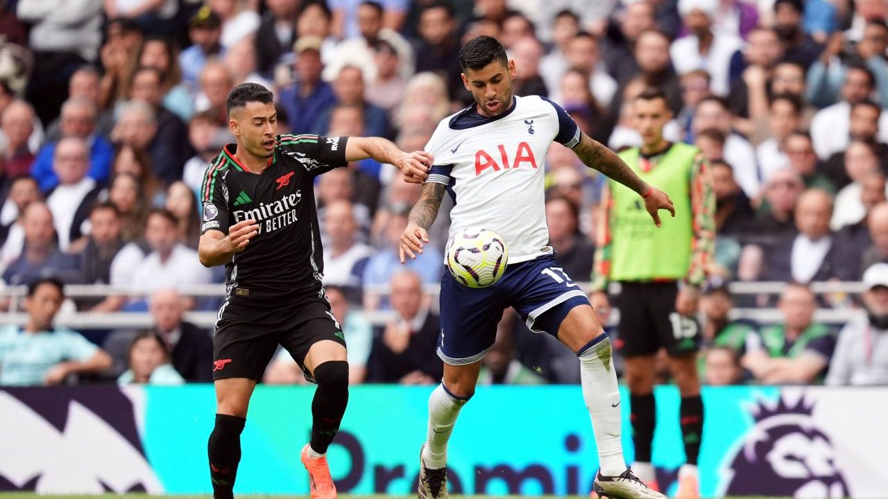 cristian romero Arsenal Tottenham