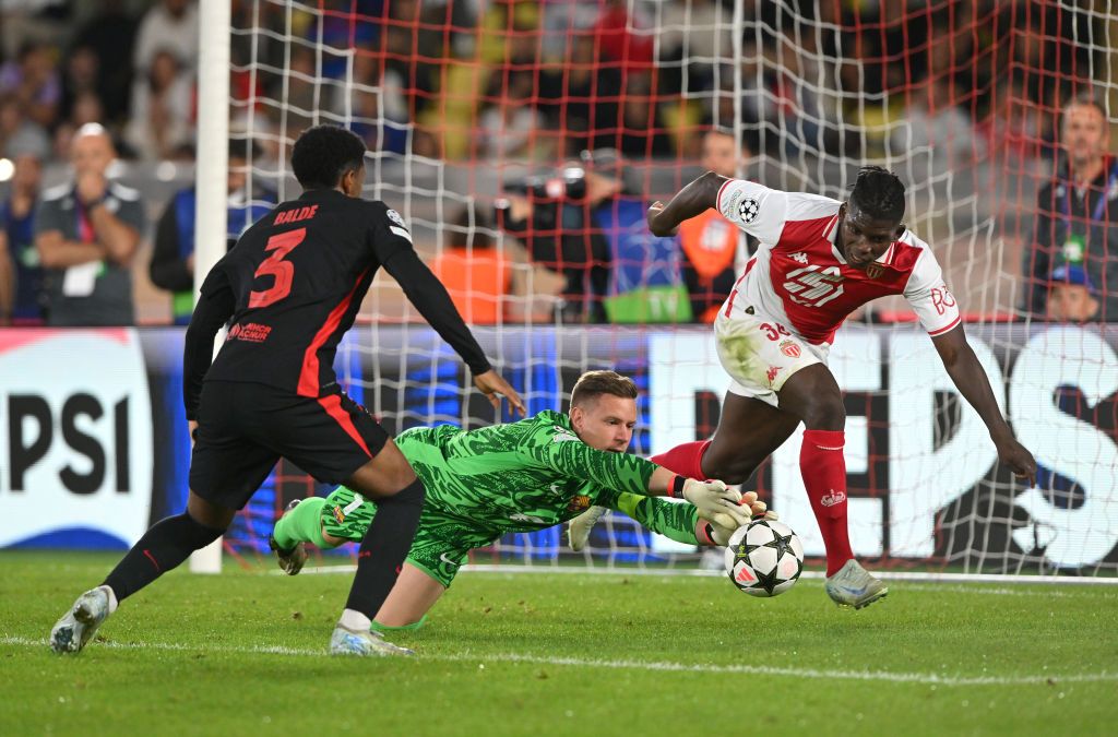 Marc Andre Ter Stegen AS Monaco Champions League fc barcelona