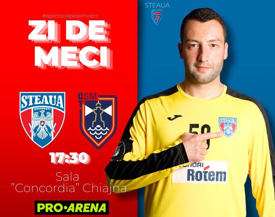 Steaua - CSM Constanța, meci tare în Liga Zimbrilor de la ora 17:30 pe Pro Arena și VOYO!_2