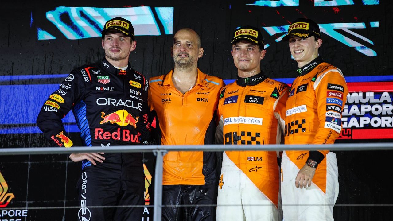 Marele Premiu de la Singapore Formula 1 Lando Norris Max Verstappen