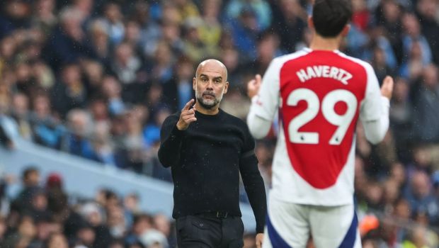 
	Pep Guardiola, un car de nervi în derby-ul cu Arsenal. Motivul pentru care aproape a distrus un scaun de pe banca de rezerve
