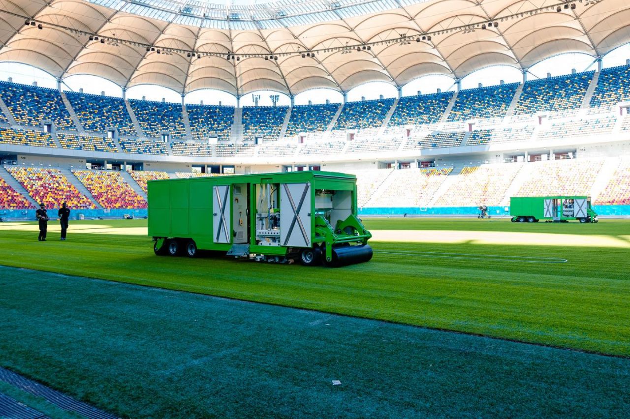 Veste excelentă pentru FCSB! Gazonul de pe Arena Națională a fost înlocuit cu unul hibrid înaintea meciului cu RFS_6