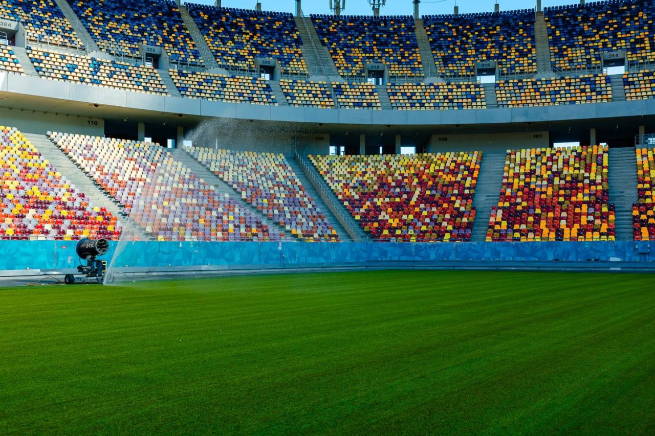 Veste excelentă pentru FCSB! Gazonul de pe Arena Națională a fost înlocuit cu unul hibrid înaintea meciului cu RFS_9