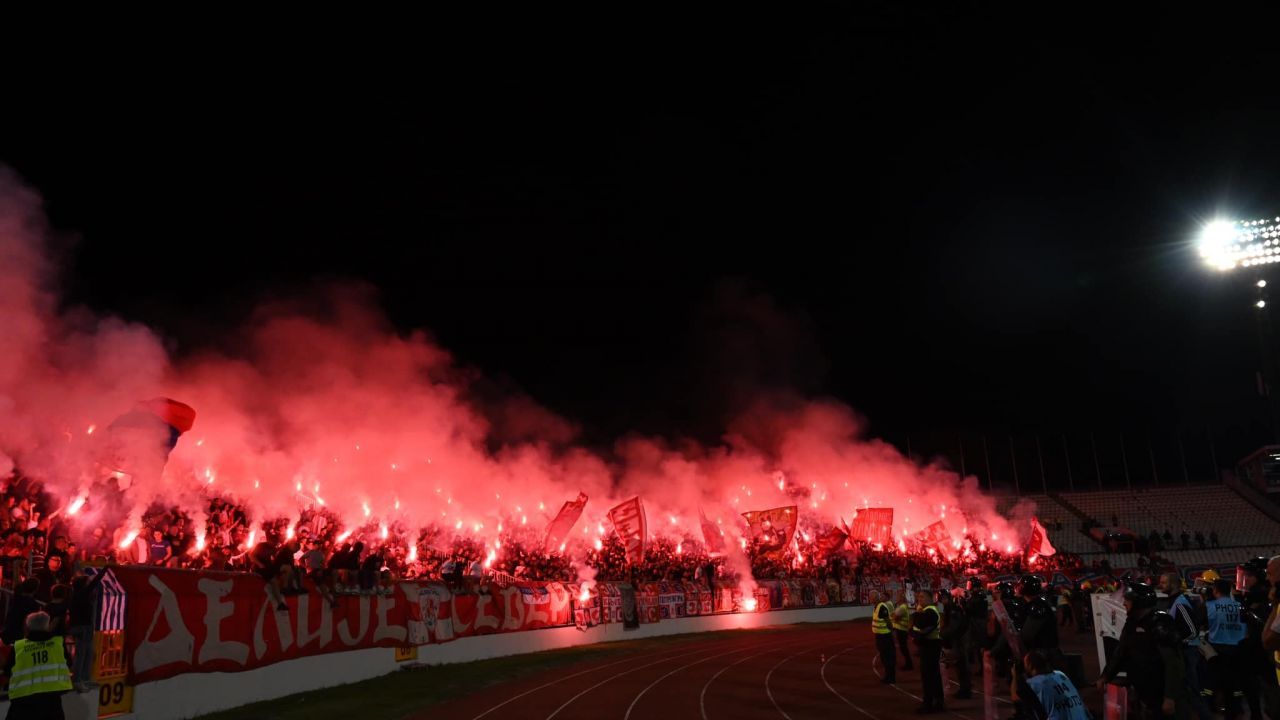 Steaua Rosie Belgrad Cherif Ndiaye Nemanja Radonjic Partizan Belgrad Večiti Derbi