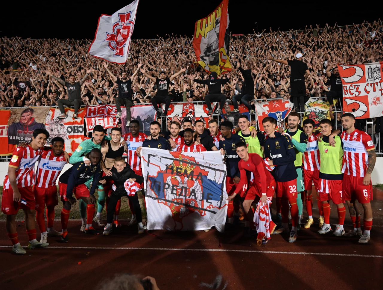 A fost DEZASTRU în Partizan Belgrad - Steaua Roșie Belgrad, ”Večiti Derbi” din Serbia! Perla lui Gică Hagi, maestru de ceremonii_3