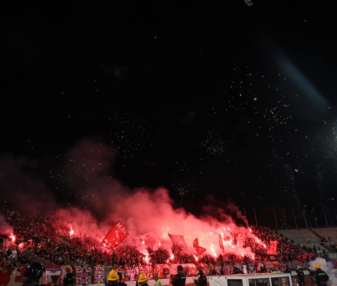 A fost DEZASTRU în Partizan Belgrad - Steaua Roșie Belgrad, ”Večiti Derbi” din Serbia! Perla lui Gică Hagi, maestru de ceremonii_4