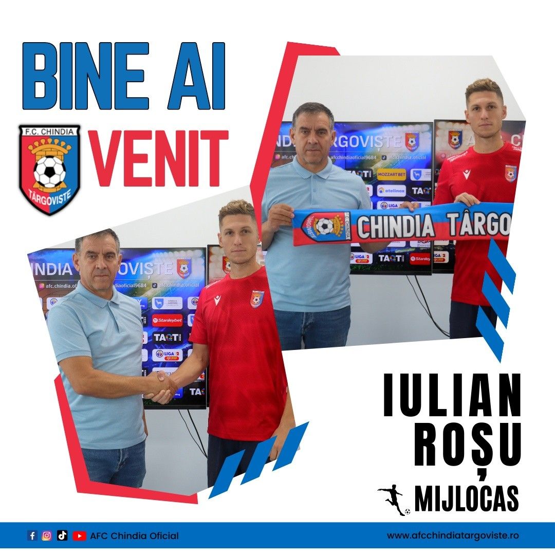 ”Bine ai venit, Iulian Roșu!” Cu ce echipă a semnat fostul mijlocaș al lui Dinamo_1